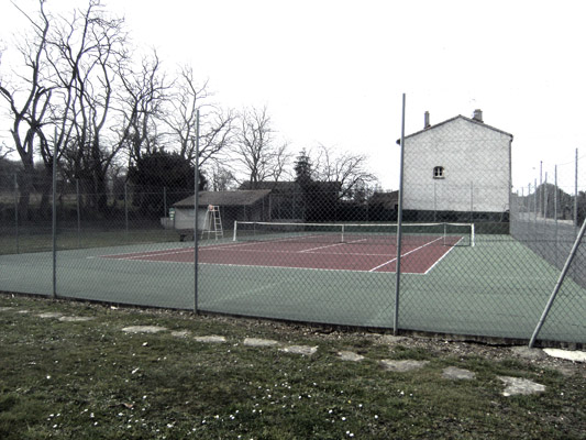 photo terrain de tennis