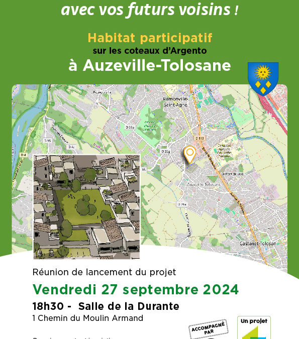 Un nouvel habitat participatif sur les coteaux d’Argento à Auzeville