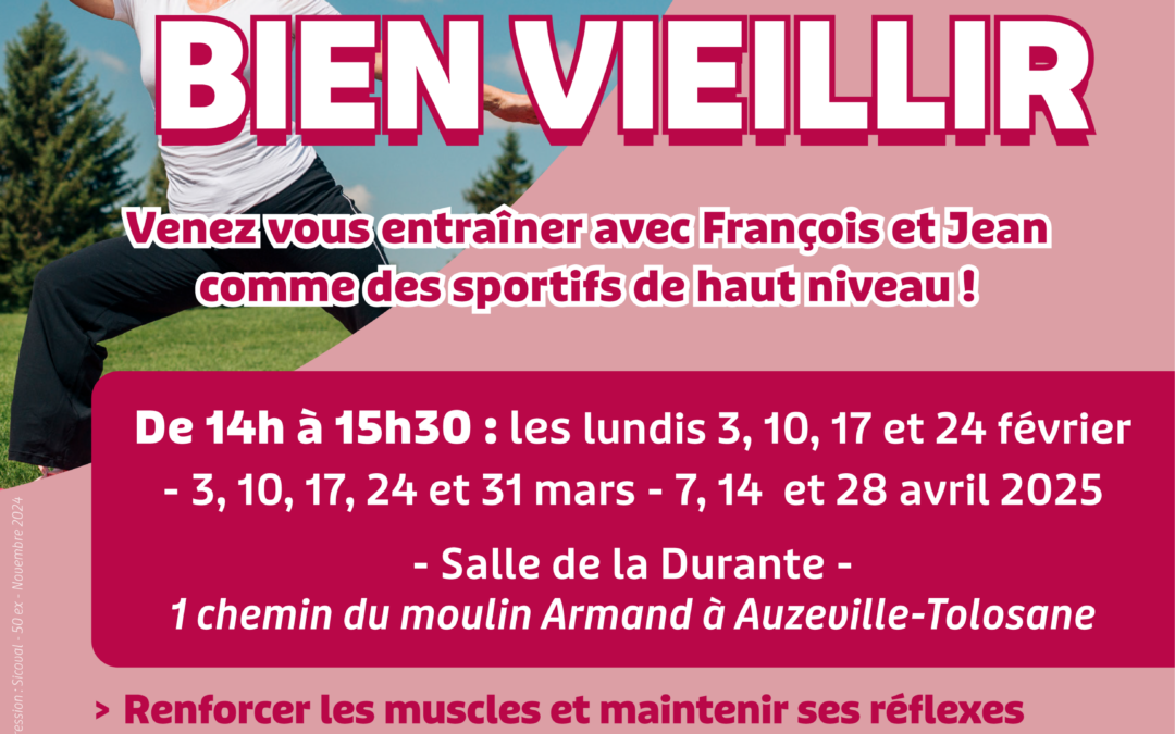 Inscrivez-vous aux Ateliers Seniors bien vieillir – SICOVAL