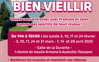 Inscrivez-vous aux Ateliers Seniors bien vieillir – SICOVAL